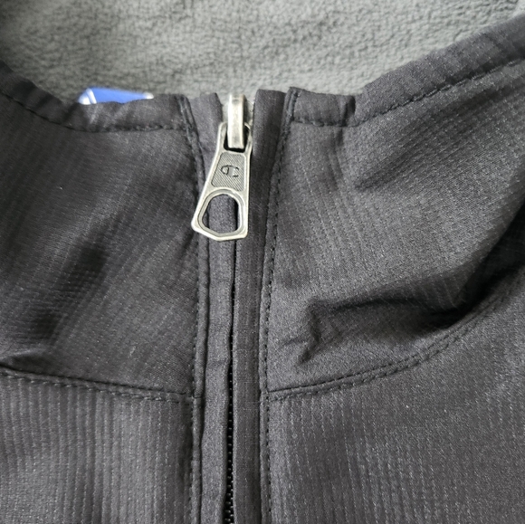 CHAMPION Men's Harvard Crimson Quarter Zip Colorblock Light Jacket Grey Black Sm - Picture 6 of 10